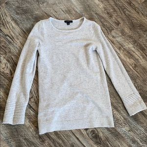 Grey long sleeve wool shirt